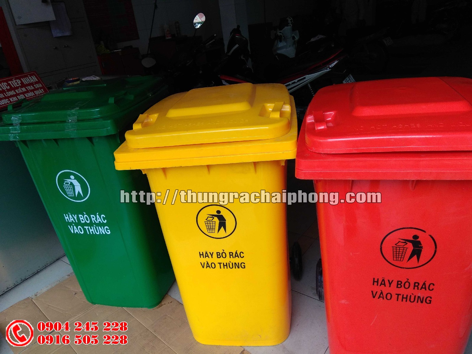 bán thùng rác công nghiệp tại hải phòng